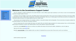 Desktop Screenshot of incontinentsupport.org