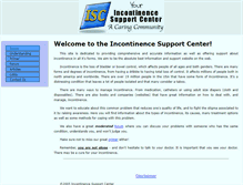 Tablet Screenshot of incontinentsupport.org